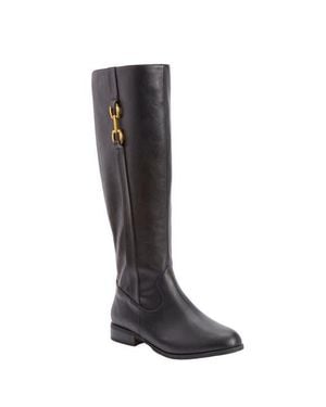 Comfortview The Azalia Wide Calf Boot - Black