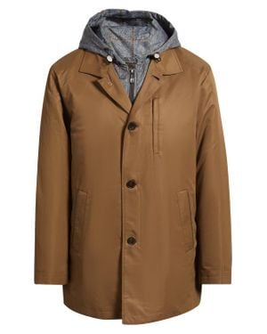 Johnston & Murphy Upton Raincoat With Removable Liner - Brown