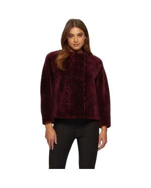 Gorski Textured Shearling Lamb Jacket