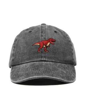 Alix T Rex Dad Cap - Gray