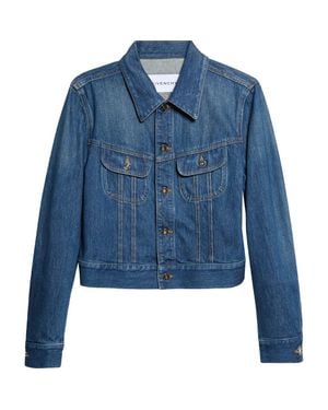 Givenchy Regular Fit Cotton Denim Jacket - Blue