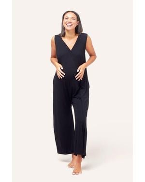 Nom Maternity Everyday Jumpsuit - Blue