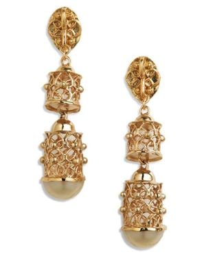 Gas Bijoux Acelosia Drop Earrings - Metallic