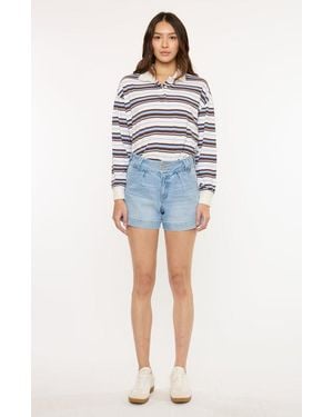 Kancan Bellinie High Rise Shorts - Blue