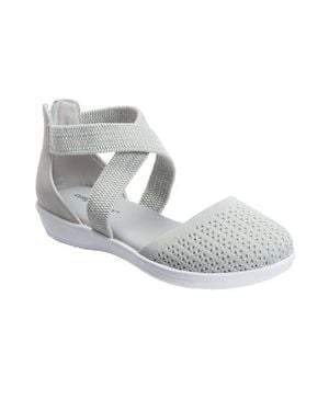 Comfortview The Lyla Orthotic Closed Toe Sandal - Gray