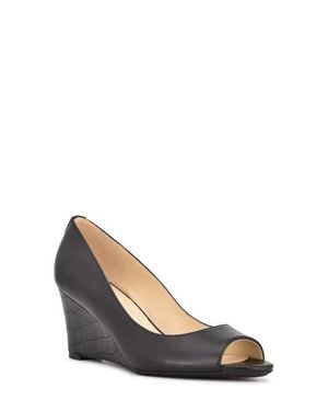 Nine West Cape Peep Toe Wedge - Blue