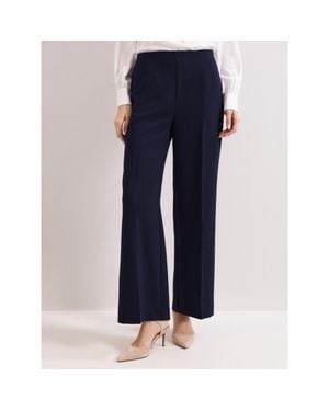 Phase Eight Aubrie Tailored Wide Leg Trouser - Blue