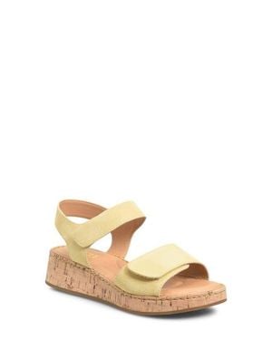 Børn Cabanas Wedge Sandal - Natural
