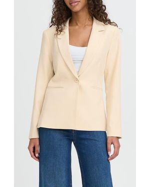 Ichi Ihlexi One-Button Blazer - Blue