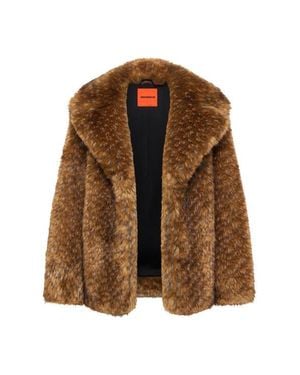 Simon Miller Knox Faux Fur Coat - Brown
