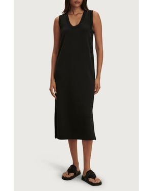 Varley Kyler Tank Midi Dress - Black