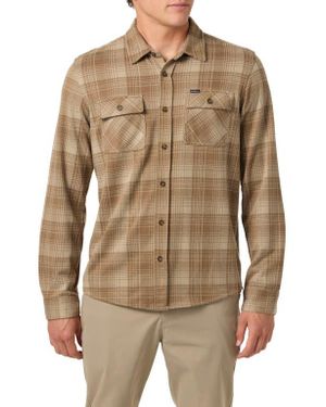 O'neill Sportswear Sutton Plaid Knit Shirt - Brown