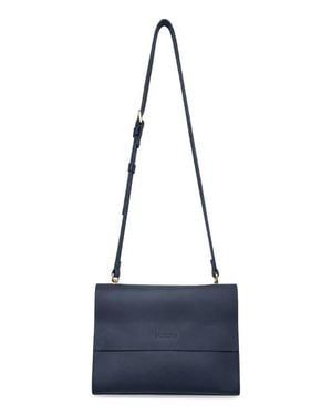 Écotorie Betty Leather Crossbody Bag - Blue