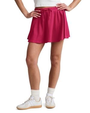 Beyond Yoga Sport Active Drawcord Miniskirt - Red