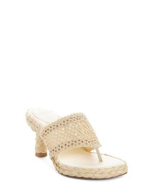 Chloé Isla Crochet Espadrille Sandal - Natural