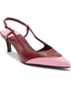 Jeffrey Campbell Booshky Slingback Pointed Toe Pump - Pink