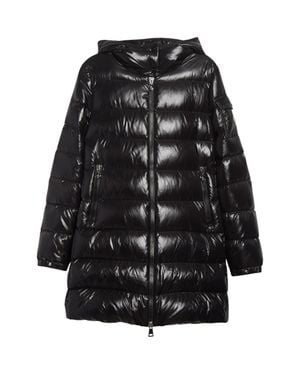 Moncler Courcelles Down Hooded Coat - Black