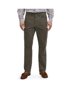 Brooks Brothers Stretch Cotton Corduroy Five Pocket Pants - Gray