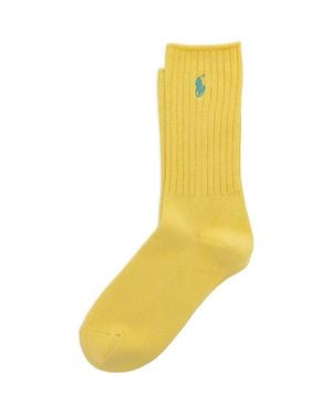 Polo Ralph Lauren Basic Crew Socks - Yellow