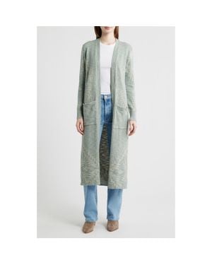 Pendleton Cotton Duster Cardigan - Green