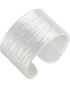 Karine Sultan Cigar Band Ring - White