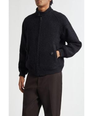 Massimo Alba Bleeker Reversible Bomber Jacket - Black