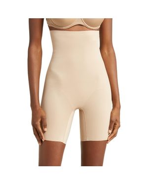 Chantelle Basic Shaping High Waist Mid Thigh Shorts - Natural