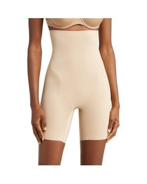 Chantelle Basic Shaping High Waist Mid Thigh Shorts - Natural