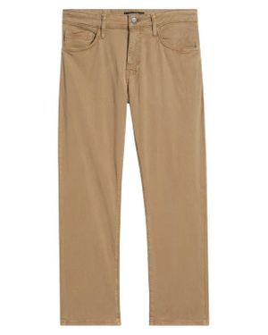 Mavi Zach Straight Leg Stretch 5-Pocket Pants - Natural