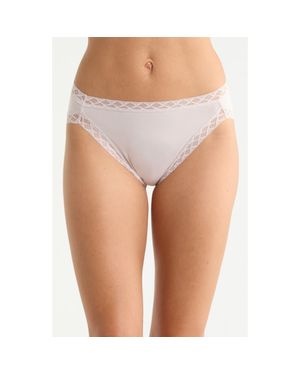 Natori Bliss Cotton French Cut Briefs - White