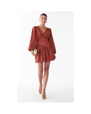BWLDR Merry Mini Dress - Red