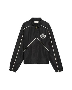 Honor The Gift Honeycomb Track Jacket - Black