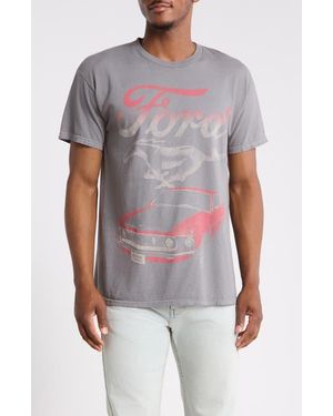 Merch Traffic Ford Mustang Graphic T-Shirt - Gray