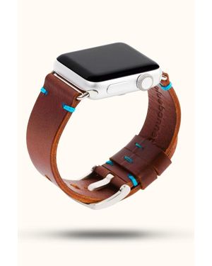 Bluebonnet The Maverick Italian Leather Apple Watch Band - Multicolor