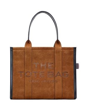 Marc Jacobs The Large Leather Tote Bag - Brown