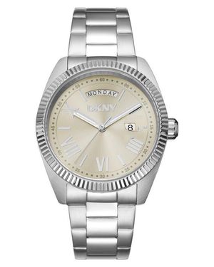 DKNY Day Date Bracelet Watch, 40Mm - Gray
