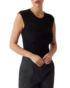 Marciano Amelia Twist Front Top - Black