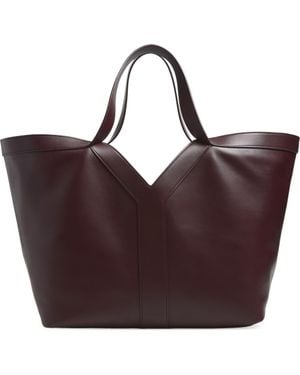 Saint Laurent Y Leather Tote - Red