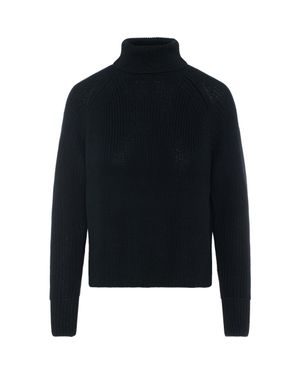 NVCLEAR Chunky Knit Hi Low Sweater - Blue