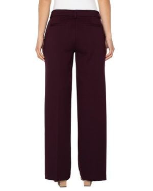 Liverpool Los Angeles Kelsey Wide Leg Knit Pants - Red
