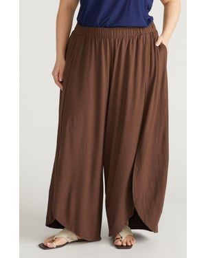 UNIVERSAL STANDARD Rey Divine Jersey Pants - Brown
