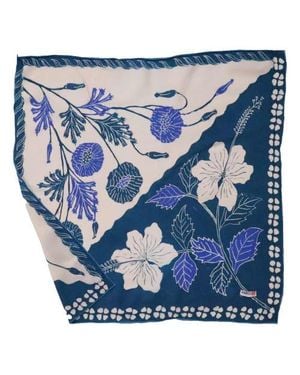 Kasih Coop Full Hand Drawn Batik Tulis Bandana - Blue
