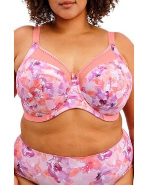 Goddess Kayla Full Figure Underwire Bra - Pink