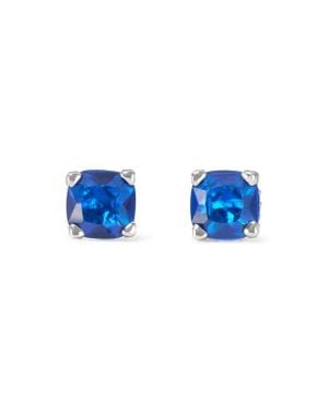 Kate Spade Square Cubic Zirconia Stud Earrings - Blue