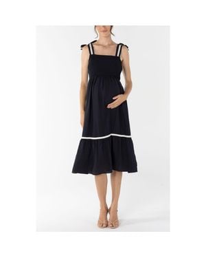 ANGEL MATERNITY Meliza Maternity Party Dress - Black