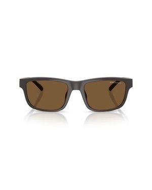 ARMANI EXCHANGE 55Mm Rectangular Sunglasses - Multicolor