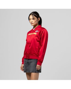 Mitchell & Ness Kansas City Chiefs Full-Snap Satin Jacket - Red