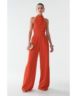 BWLDR Alma Jumpsuit - Red