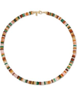 EF Collection Desert Rondelle Necklace - Metallic