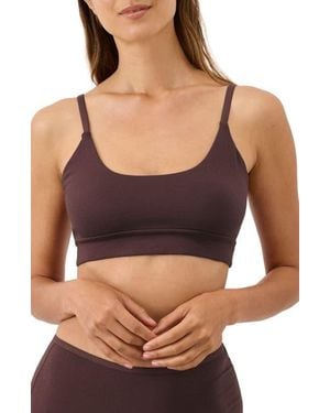 Pact Everyday Strappy Scoop Bralette Made With Organic Cotton - Black